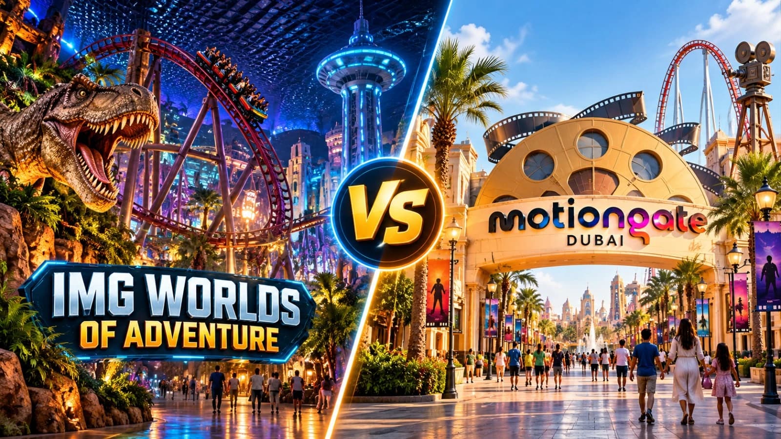 IMG Worlds vs Motiongate Dubai