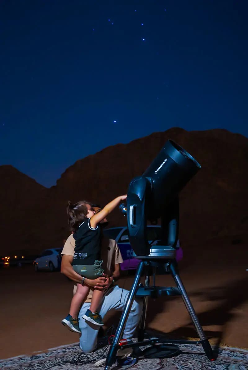 Celestial Nights Professional Stargazing Experience at Mleiha — book with Flyout Tours