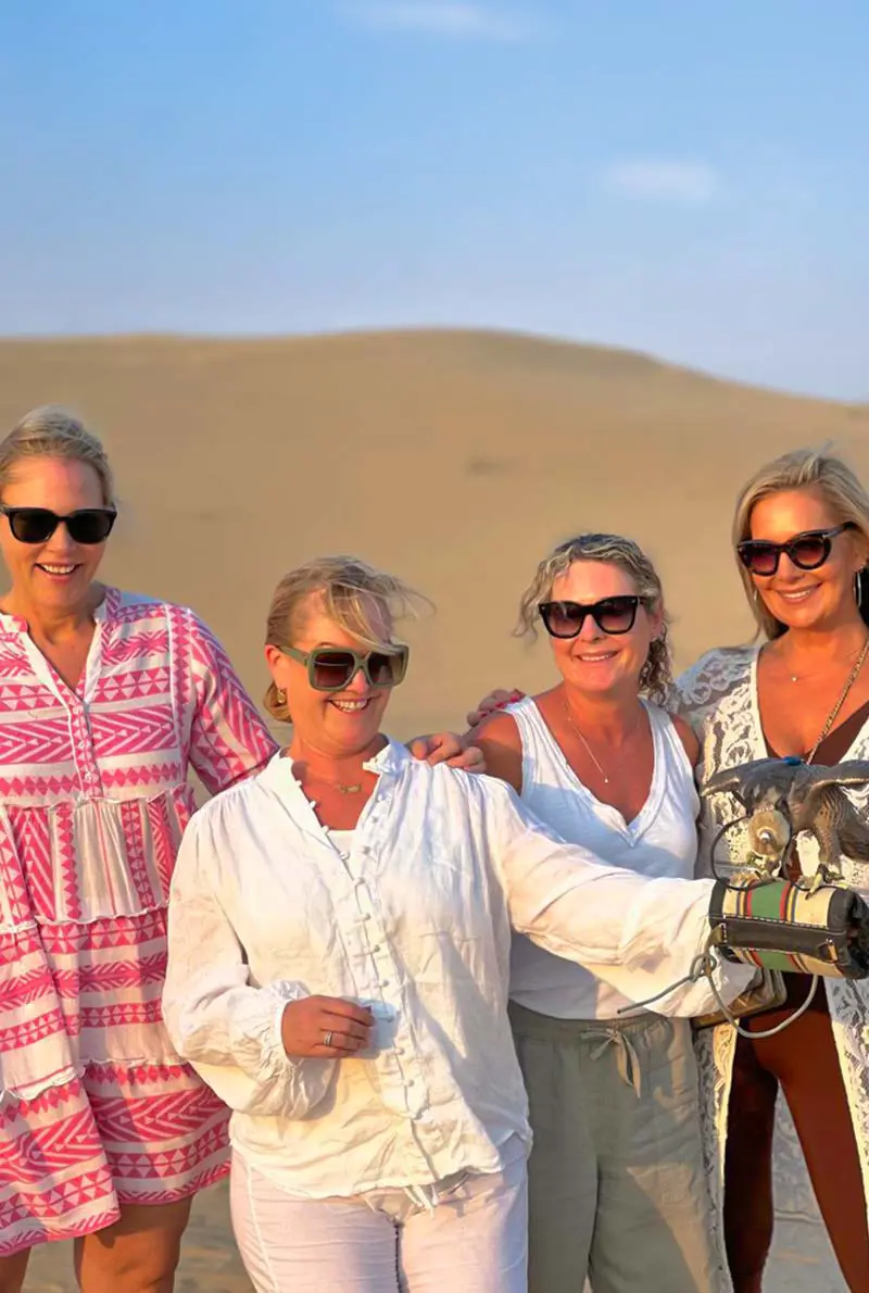Royal Desert Fortress Dining Experience Luxury Private Dubai Desert Safari in Premium desert experience with luxury 4x4 pickup and VIP camp — book with Flyout Tours