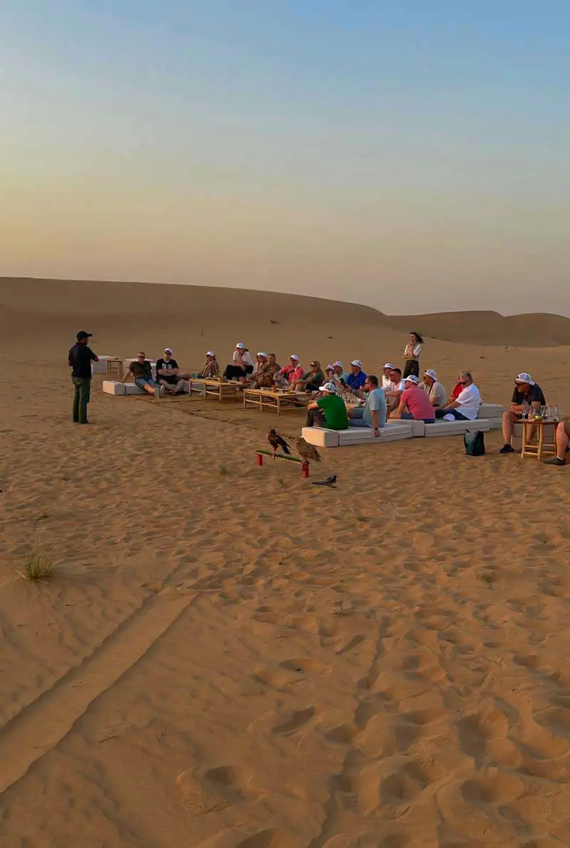 Royal Desert Fortress Dining Experience Luxury Private Dubai Desert Safari — photo 8 of 8