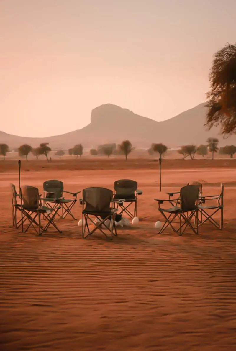 Sunset at the Mleiha Panoramic Lounge Premium Desert Lounge Experience — photo 1 of 7