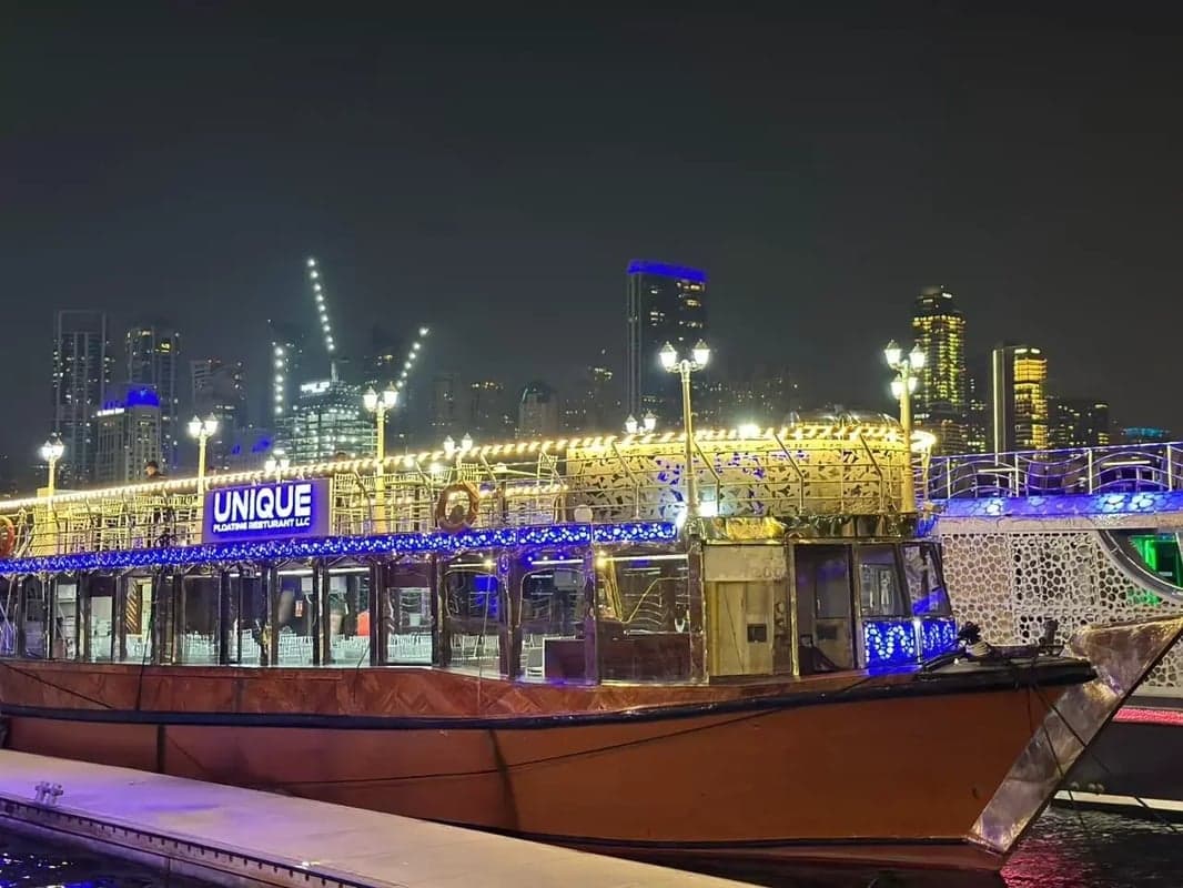Dhow Dinner Cruise Dubai Marina — Dubai tour experience with Flyout Tours