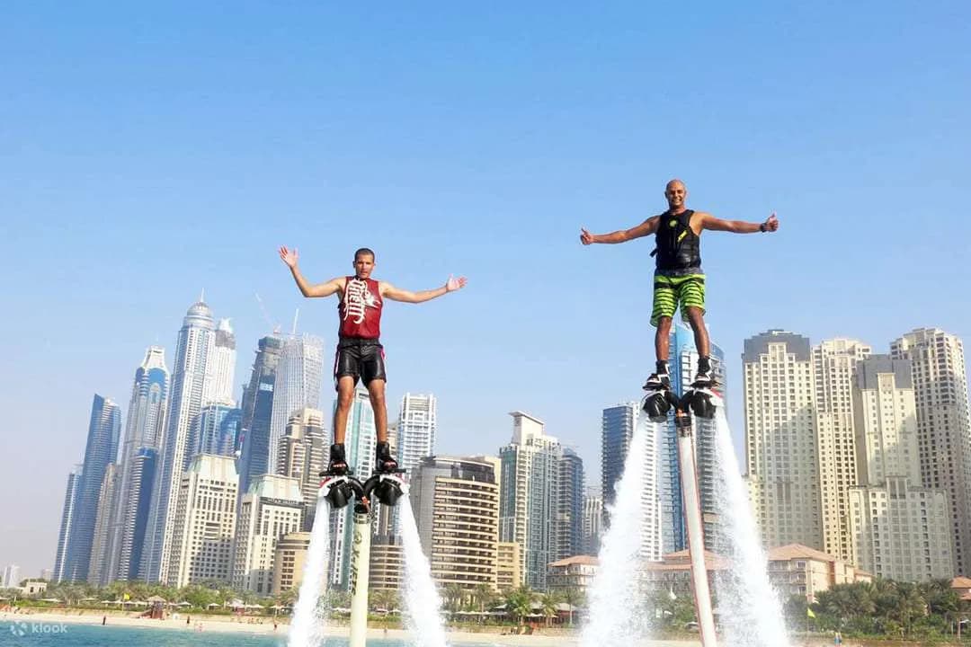 Flyboard Experience in Defy gravity and soar above the water on a hydro-powered flyboard — book with Flyout Tours