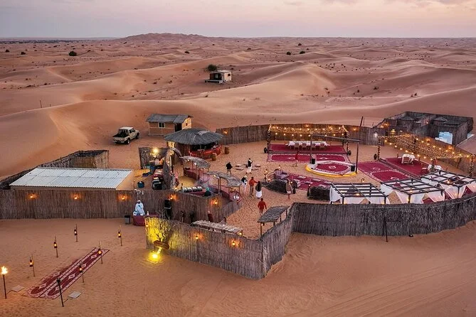 evening desert safari Dubai with sunset views and cultural activities