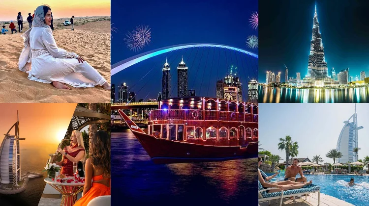 Best things to do in Dubai 2026 featuring Burj Khalifa and city skyline