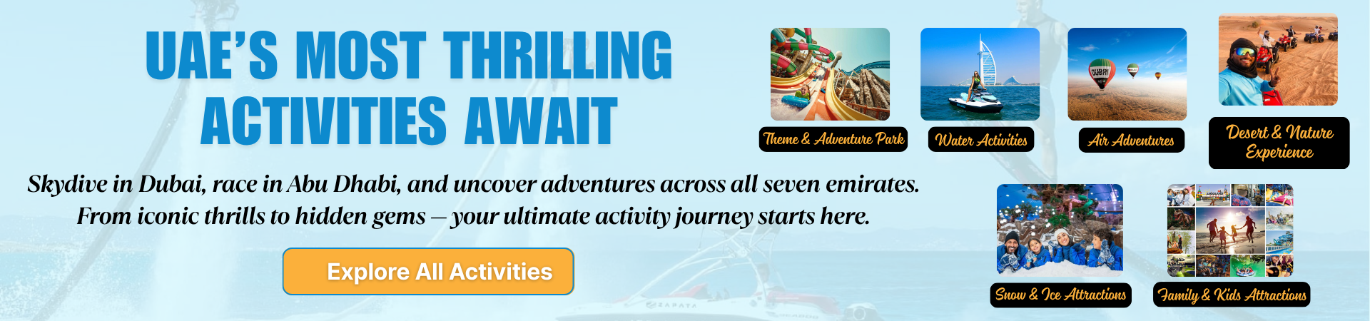 Activities hero image